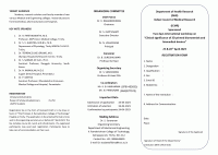 Two Days International Workshop on "Clinical Significance of 3D Printed Biomaterials and Biomedical Devices" 2023 International Workshop Poster